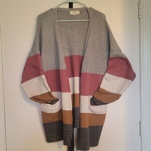 Pinque Colorblock Cardigan